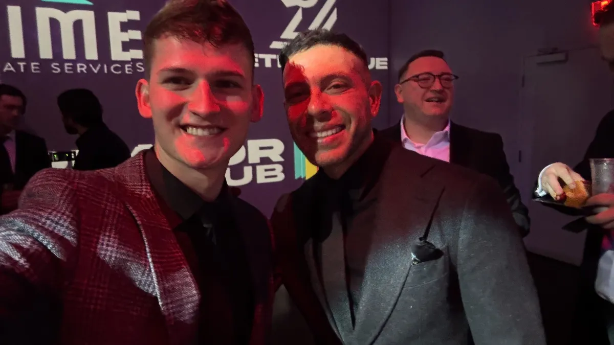 Gerard Adams, Leaders Create Leaders — pictured with Josh Collier