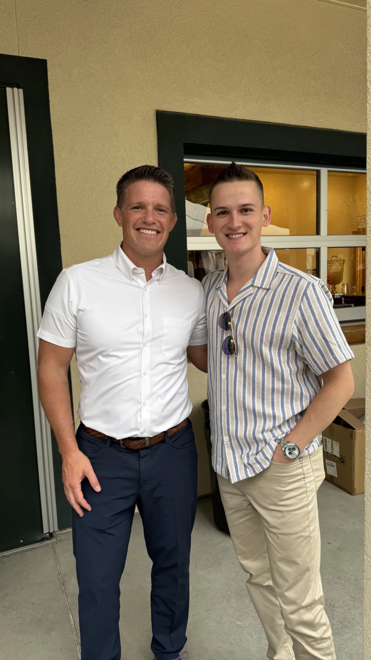 Russell Brunson, ClickFunnels — pictured with Josh Collier